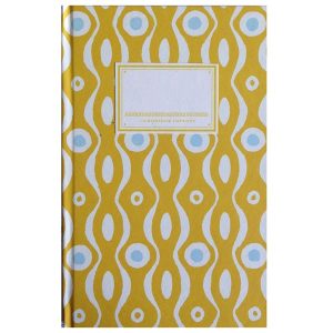 Cambridge Imprint Hardback Notebook mustard and turquoise